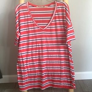 Michael Stars, Striped Tee. OS fits all. Like New.